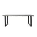 Moes Jedrik Outdoor Dining Table, Dark Grey - Small BQ-1019-25-0